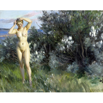 РЕПРОДУКЦИИ НА КАРТИНИ Край езерото Силян (1905)